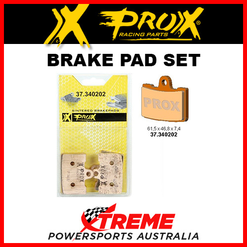 Pro-X 340202 Buell 1125 R 2008-2010 Sintered Front Brake Pad