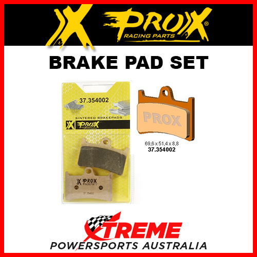 Pro-X 354002 Yamaha 1300 FJR AS ABS 2003-2005 Sintered Front Brake Pad