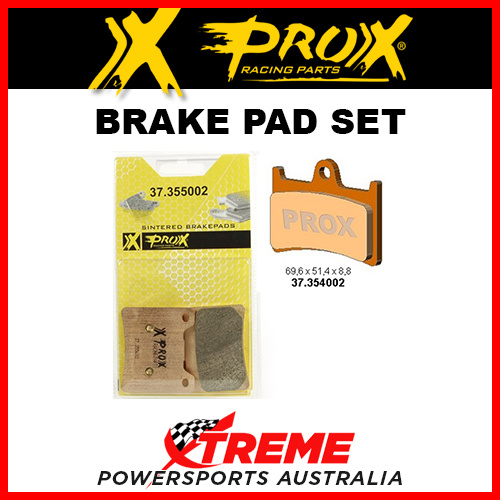 Pro-X 355002 Yamaha 1100 BULLDOG 2002-2006 Sintered Rear Brake Pad