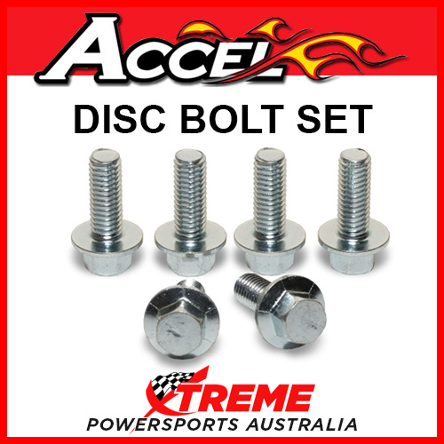 Accel Kawasaki KLX450 KLX 450 2008-2015 Front Disc Bolt Set 64.ADB4