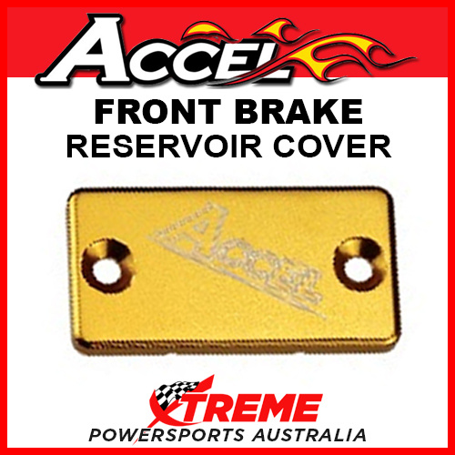 Accel For Suzuki RM125 2004-2008 Gold Front Brake Reservoir Cover 64.FBC-02GO 