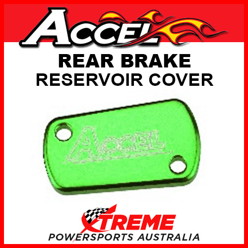 Accel Kawasaki KX250F 2004-2016 Green Rear Brake Reservoir Cover 64.RBC-03 