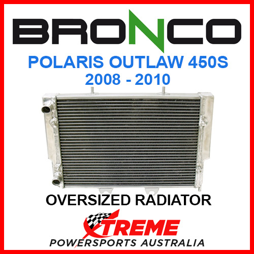 Psychic/Bronco Polaris OUTLAW 450S 2008-2010 Core 75mm OVERSIZED Single Aluminium Radiator