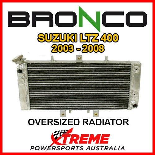 Psychic/Bronco For Suzuki LTZ400 LT-Z 400 2003-2008 Core 84.5mm OVERSIZED Single Aluminium Radiator