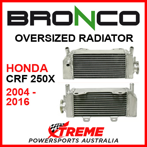 Psychic/Bronco HONDA CRF250X CRF 250 X  2004-2016 OVERSIZED Dual Radiator