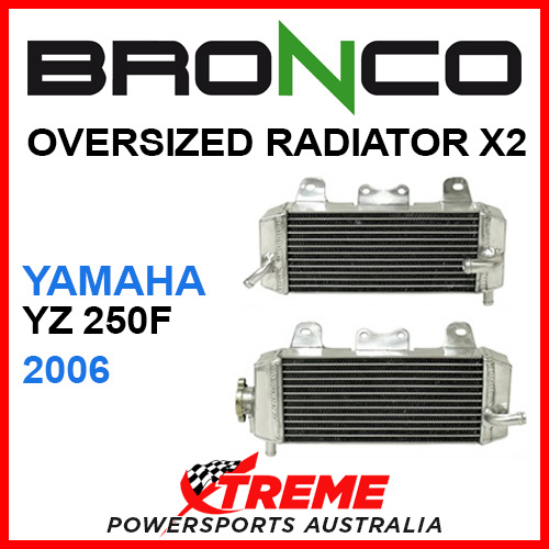 Psychic/Bronco YAMAHA YZ250F YZF250 2006 OVERSIZED Dual Radiator