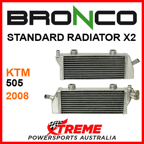 Psychic/Bronco KTM 505SX-F 505 SXF 2008 STANDARD Dual Radiator