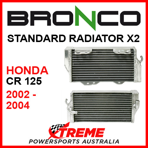 Psychic/Bronco HONDA CR125 CR 125 2002-2004 STANDARD Dual Radiator