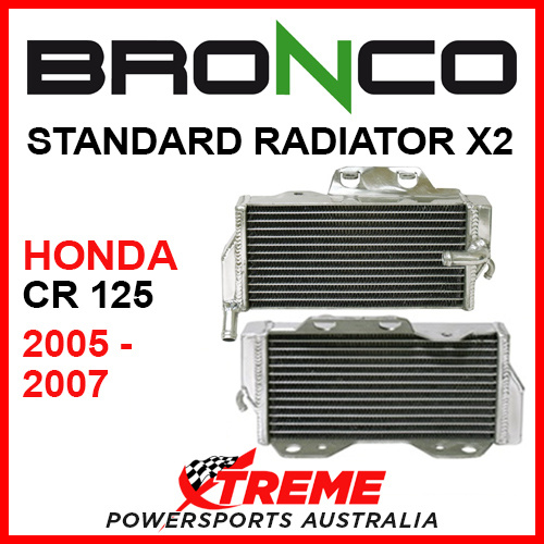 Psychic/Bronco HONDA CR125 CR 125 2005-2007 STANDARD Dual Radiator