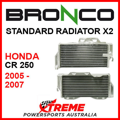 Psychic/Bronco HONDA CR250 CR 250 2005-2007 STANDARD Dual Radiator