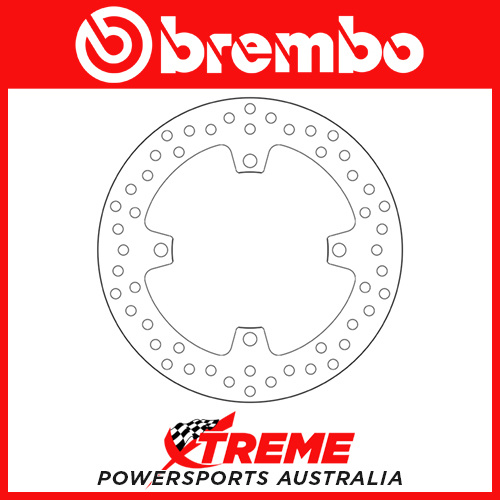 For Suzuki RMZ 450 2005 and up Fixed Rear Brake Disc Rotor Brembo 68B40788