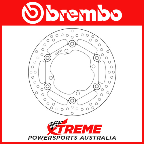 Kawasaki KX 125 2006-2008 Floating Front Brake Disc Rotor Brembo 78B40811