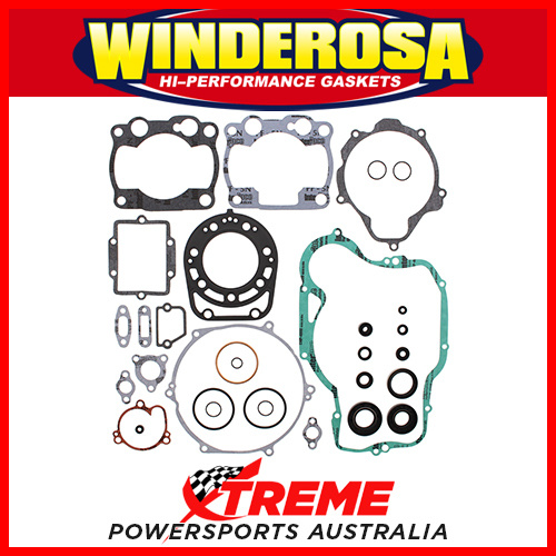 Complete Gasket Set & Oil Seals Kawasaki KX250 1992 Winderosa 811456