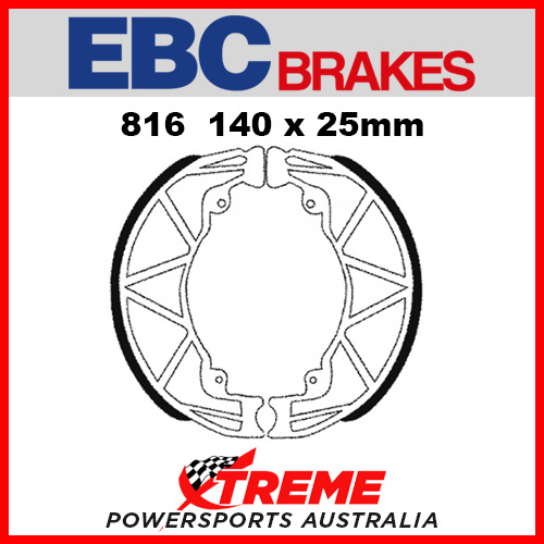 EBC Rear Brake Shoe Piaggio Liberty Elettrico 2011-2012 816