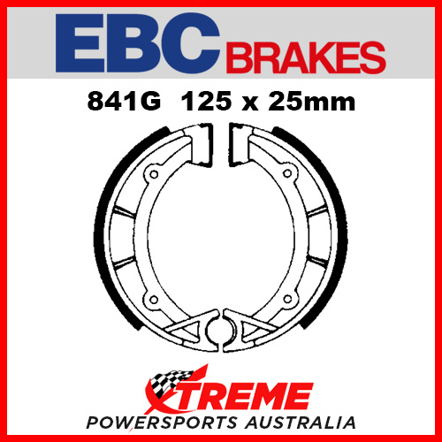 EBC Front Grooved Brake Shoe SWM 50 MK Cross 1983 Onwards 841G