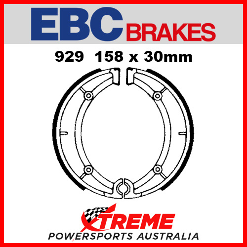 EBC Rear Brake Shoe Benelli 124/125 2C/125 2T/2CSE 1976 Onwards 929