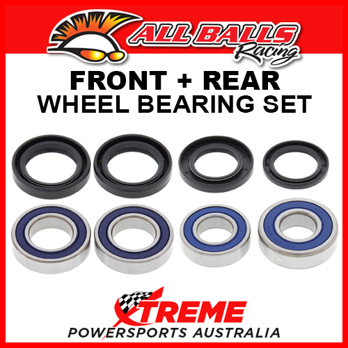 All Balls Yamaha YZ250F YZF250 2001-2008 Front, Rear Wheel Bearing Set