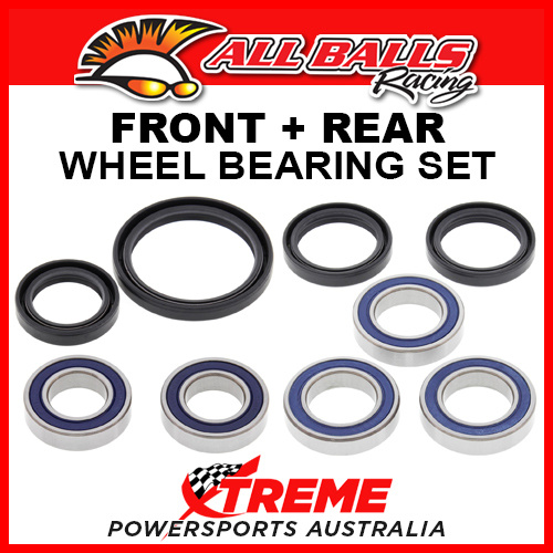 All Balls Honda CRF250X CRF 250 X 2004-2017 Front, Rear Wheel Bearing Set