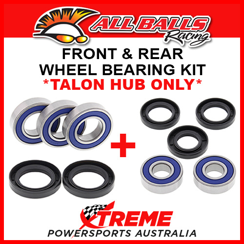 All Balls Yamaha YZ80 1990-2001 Talon Hub Only, Front/Rear Wheel Bearings