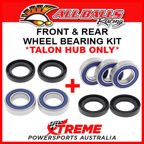 All Balls Yamaha WR426F 2002 Talon Hub Only, Front/Rear Wheel Bearings