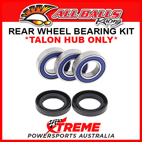 All Balls Kawasaki KX250F KXF250 2004-2007 Talon Hub Only, Rear Wheel Bearings