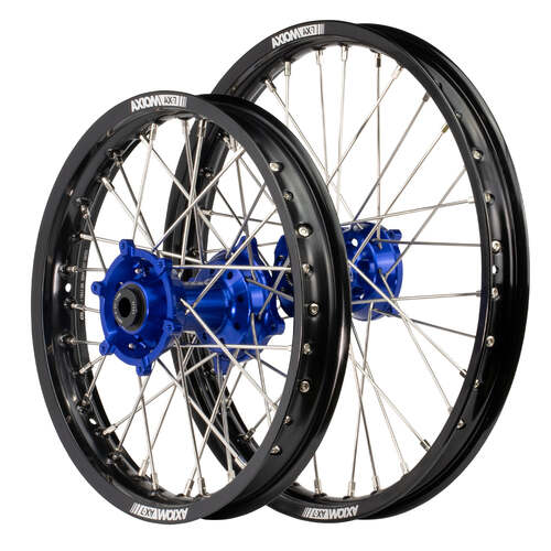 Axiom 17/14 Black/Blue Wheel Set for Suzuki RM85 1993-2024