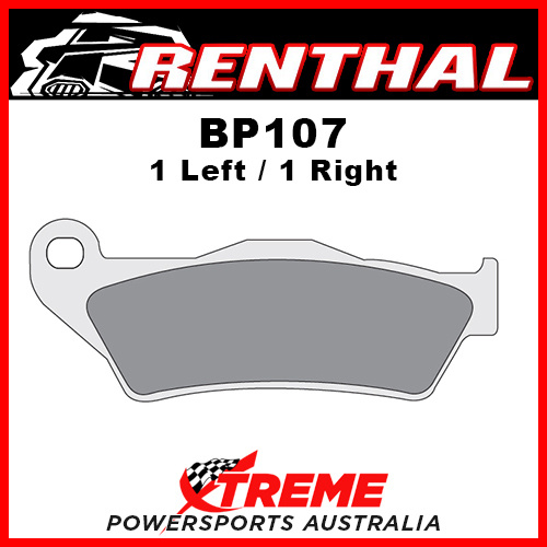 Renthal Gas-Gas Wild HP 515cc Quad 2009 RC-1 Works Sintered Rear Brake Pad BP107