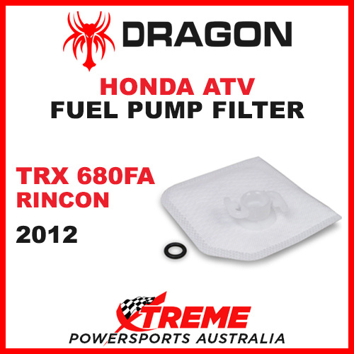 Whites TRX680FA RINCON 2012 ATV HONDA FUEL PUMP FILTER SQUARE STYLE 