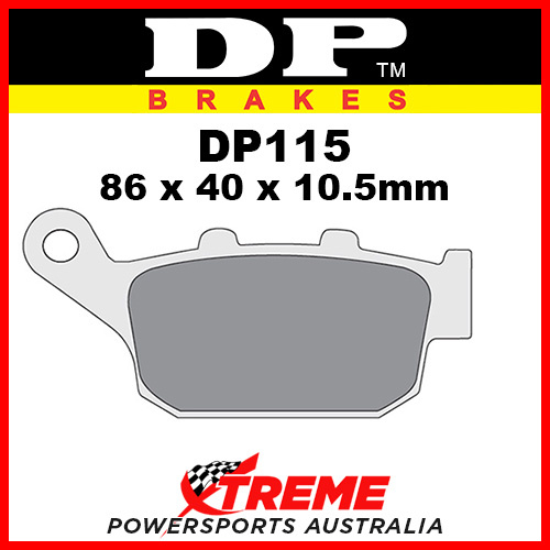 DP Brakes Buell S3 Thunderbolt 1998-2001 Sintered Metal Rear Brake Pad