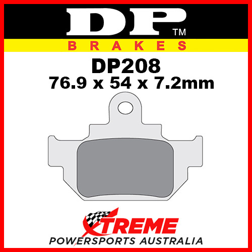 For Suzuki VL 125 00-08 DP Brakes Sintered Metal Front Brake Pad