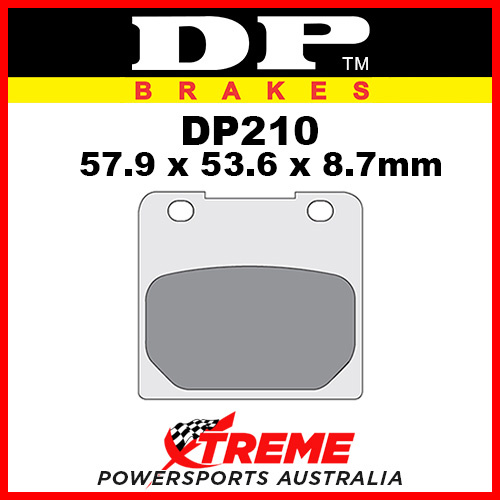 For Suzuki VS 400 1995 Onwards DP Brakes Sintered Metal Front Brake Pad