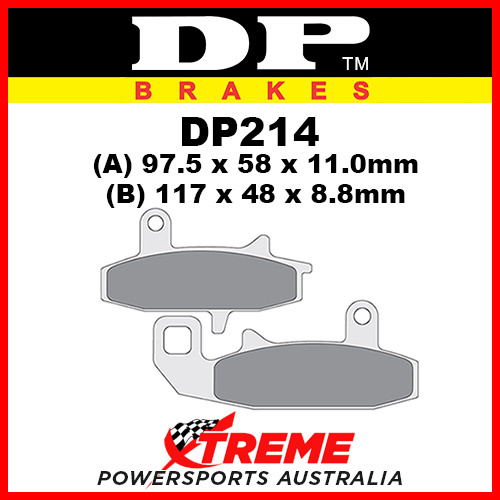 For Suzuki DR 650 RER/RES 94-95 DP Brakes Sintered Metal Front Brake Pad