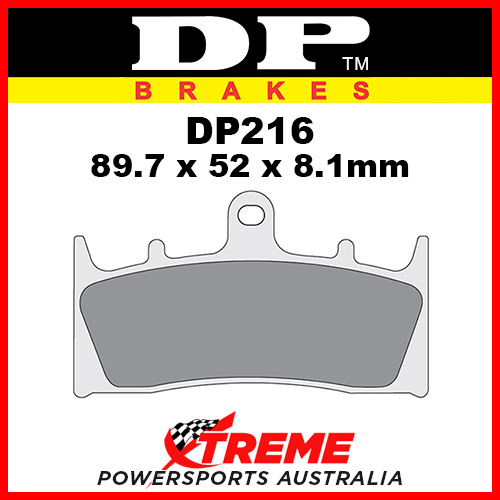 DP Brakes Kawasaki ZRX1200R 2001-2008 Sintered Metal Front Brake Pad