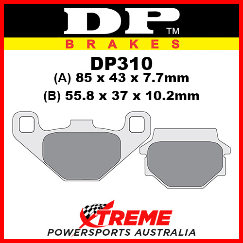 DP Brakes Aprilia RX 125 2008-2012 Sintered Metal Rear Brake Pad