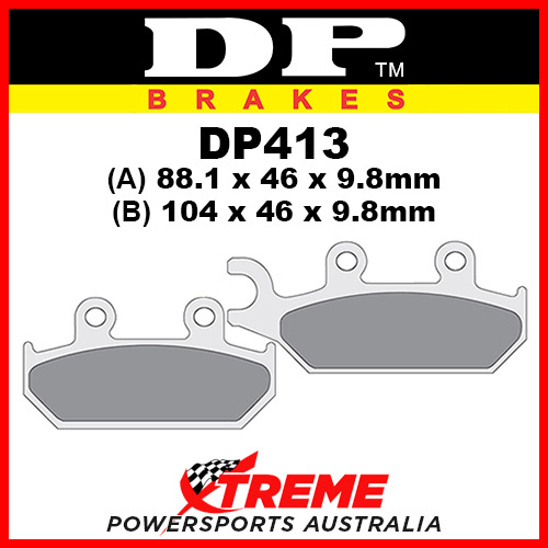 Yamaha XTZ 660 Tenere 91-98 DP Brakes Sintered Metal Front Brake Pad