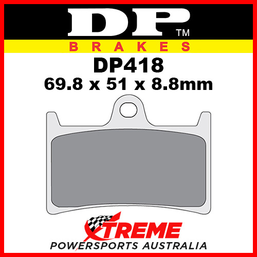 DP Brakes Yamaha TZR 250 SP 1990 Sintered Metal Front Brake Pad