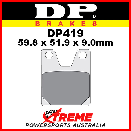Yamaha XJR 1300 2000 DP Brakes Sintered Metal Rear Brake Pad