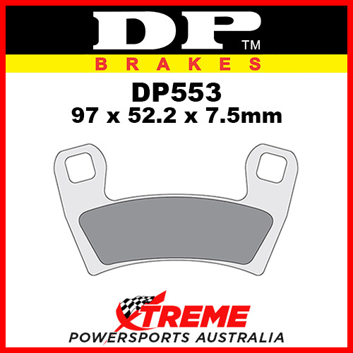 Polaris RZR-S 900 2015 DP Brakes Sintered Metal Front Brake Pad