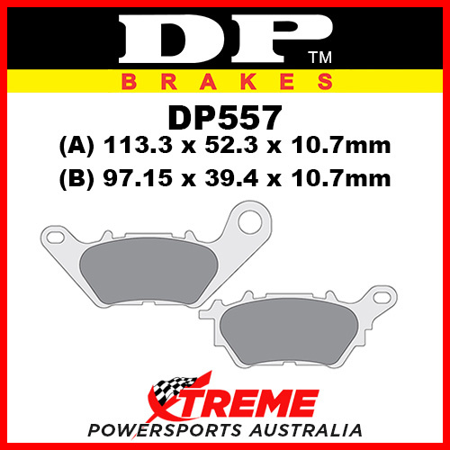 Yamaha MTN 320 A 2016 DP Brakes Sintered Metal Rear Brake Pad