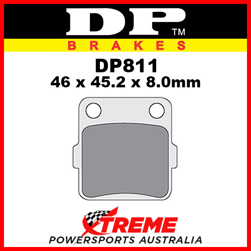 DP Brakes Arctic Cat 400 DVX 2x4 Sport 04-08 Sintered Metal Front Brake Pad