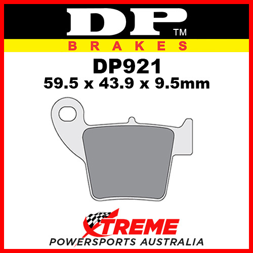 DP Brakes Honda CRF 150 RB Big wheel 2007-2016 Sintered Metal Rear Brake Pad