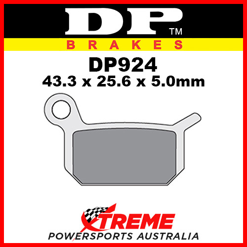 DP Brakes Husqvarna CR 50 Senior Pro 2005 Sintered Metal Rear Pad