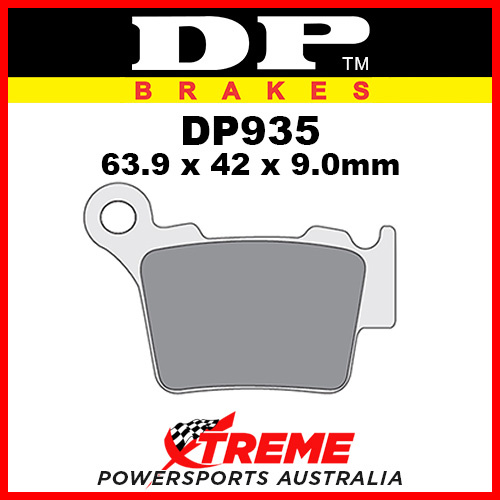 DP Brakes Husqvarna TC125 TC 125 2T 2014-2015 Sintered Metal Rear Brake Pad