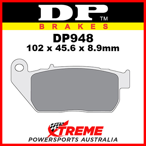 HD XL 50 50th Annivers Sportster 2007 DP Brakes Sintered Metal Front Brake Pad