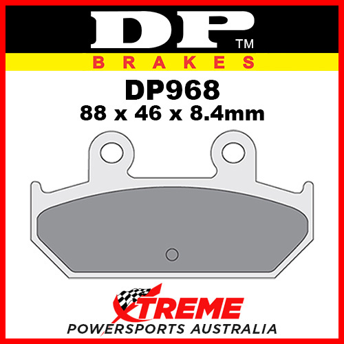 For Suzuki AN 250 8 Skywave SS 08 DP Brakes Sintered Metal Rear Brake Pad