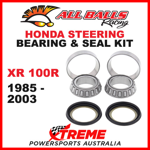 22-1002 Honda XR100R XR 100R 1985-2003 Steering Head Stem Bearing & Seal Kit