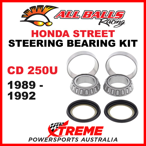 All Balls 22-1002 Honda CD250U CD 250U 1989-1992 Steering Head Stem Bearing Kit