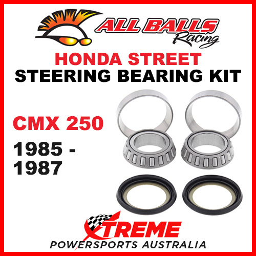 All Balls 22-1002 Honda CMX250 CMX 250 1985-1987 Steering Head Stem Bearing Kit