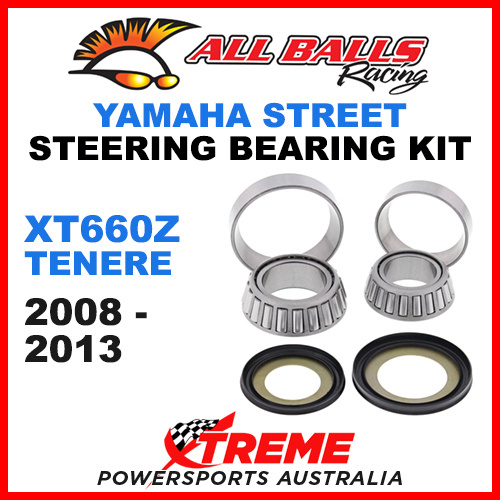 All Balls 22-1004 Yamaha XT 660Z Tenere 2008-2013 Steering Head Stem Bearing Kit