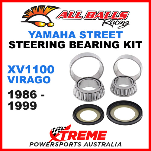 All Balls 22-1004 Yamaha XV1100 Virago 1986-1999 Steering Head Stem Bearing Kit